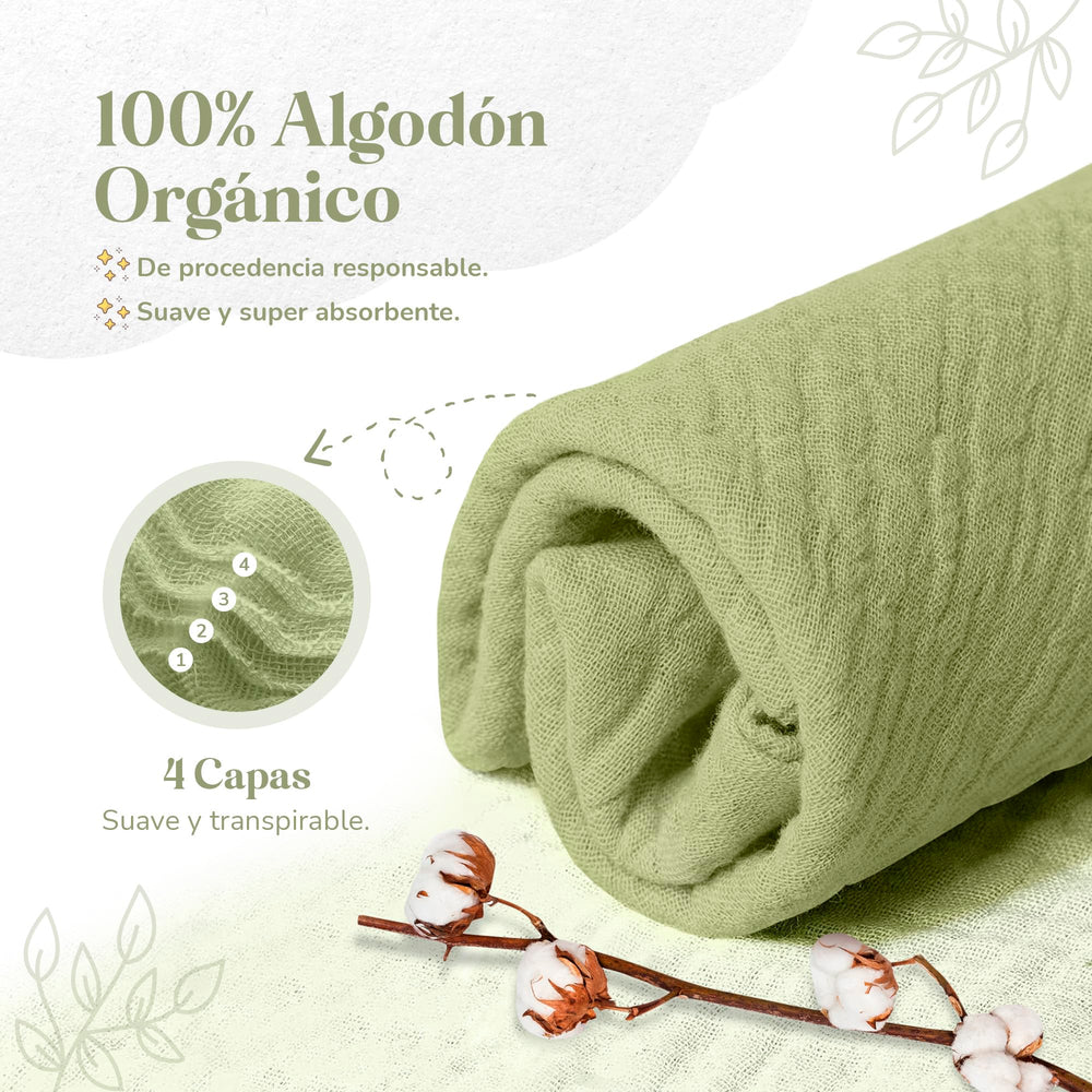 Mikito gift packaging a cotton bag ready for a newborn gift.