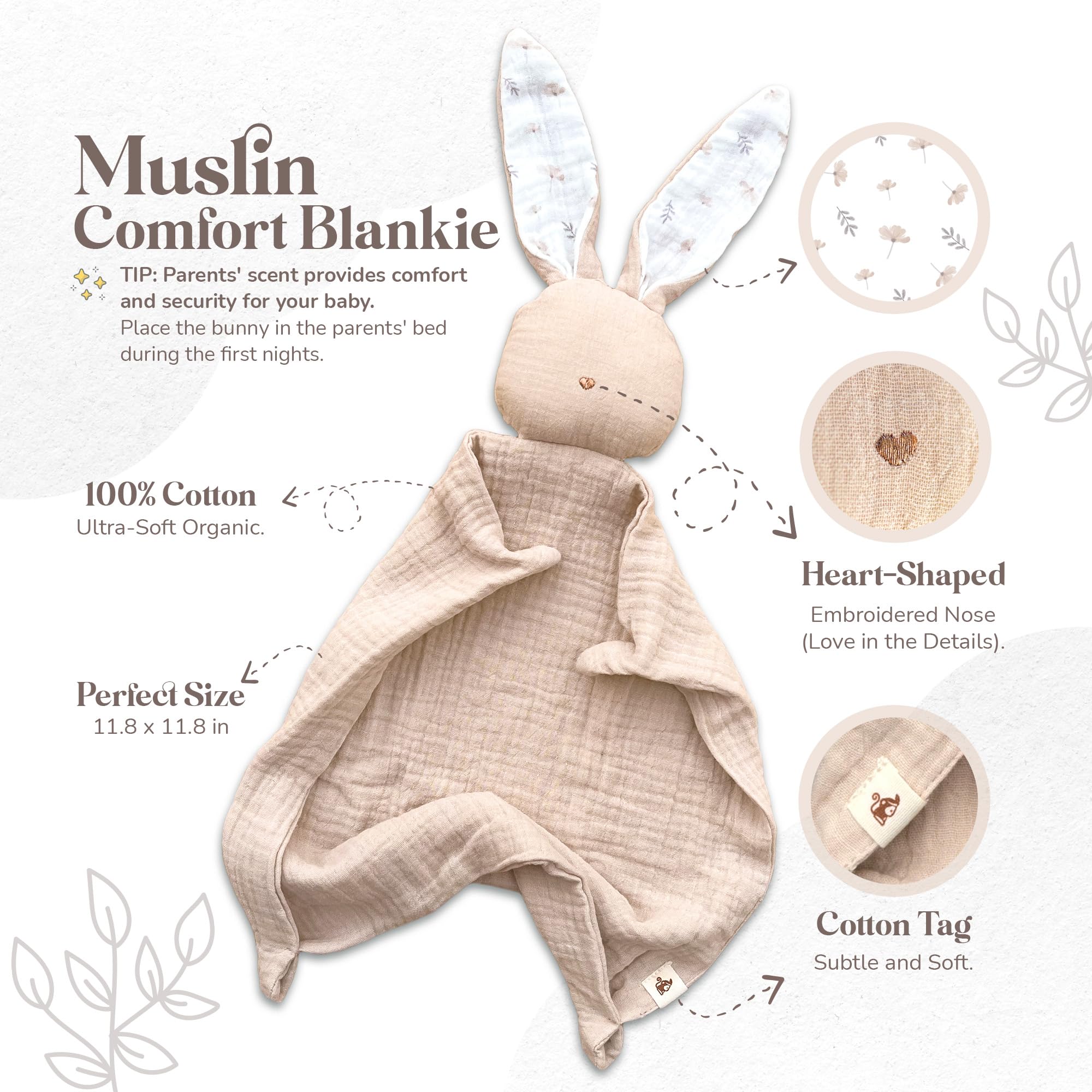 Mikito lovey with OEKO-TEX and GOTS certification promotes safe fabric use