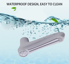 MIKMAYTOO silicone door handle protector grey cushions grips and prevents scratches.