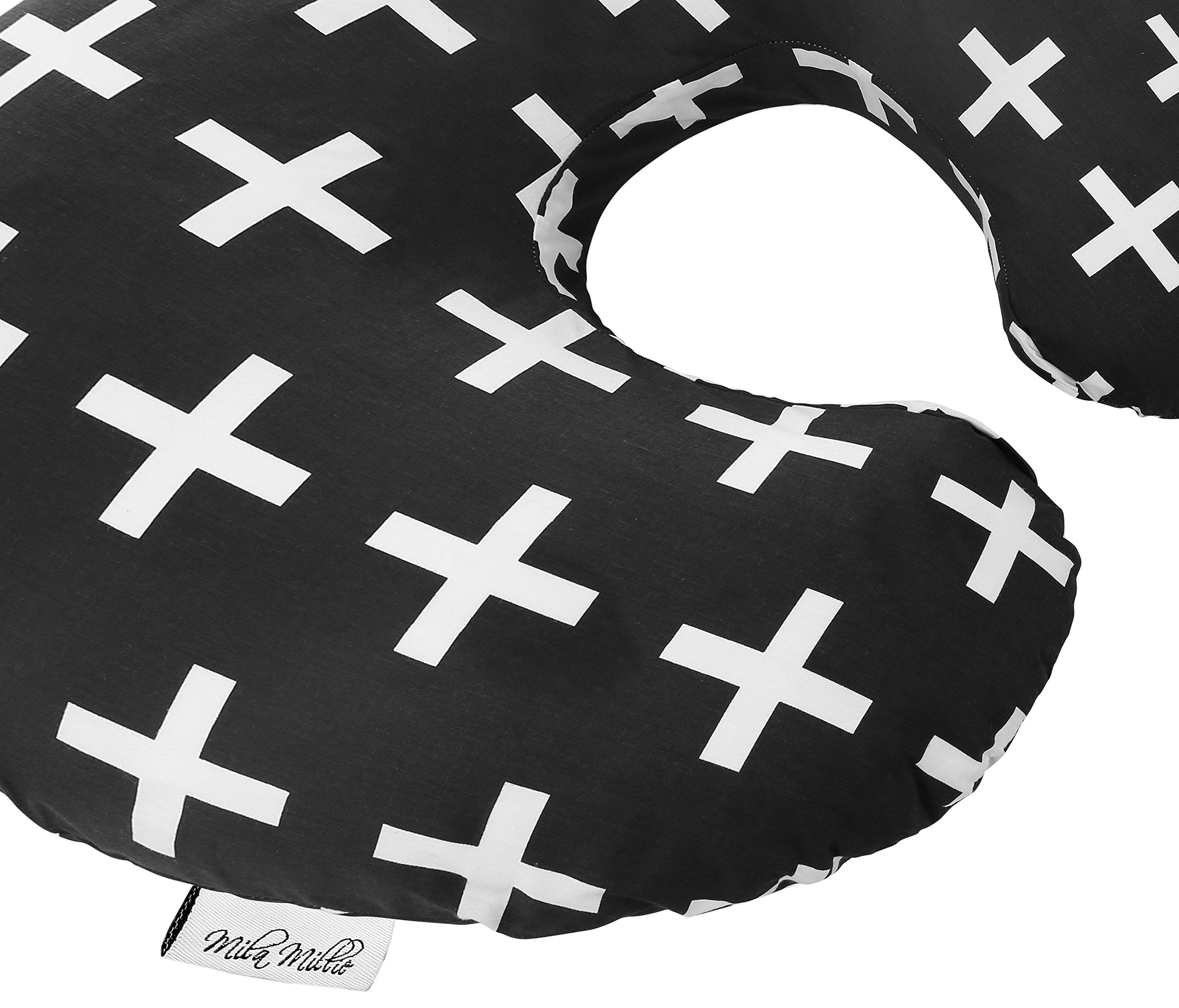 Mila Millie fits standard nursing pillows like Boppy