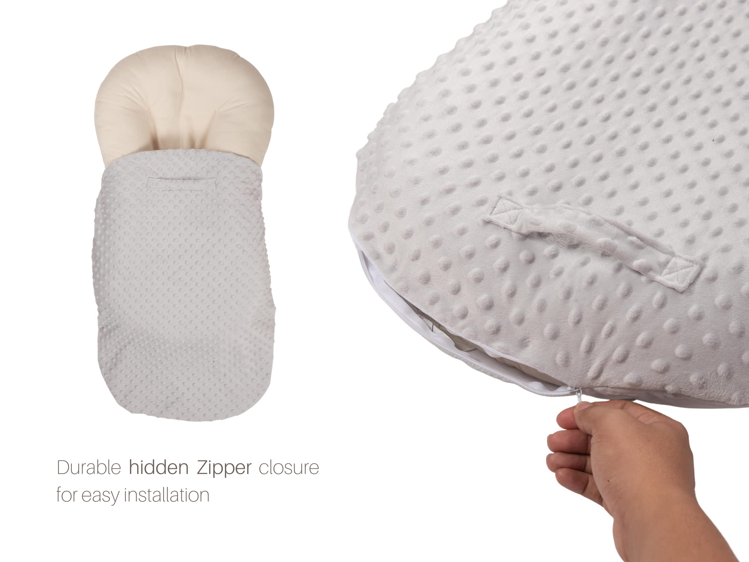 Mila Millie wipeable surface helps quick cleanup after spills