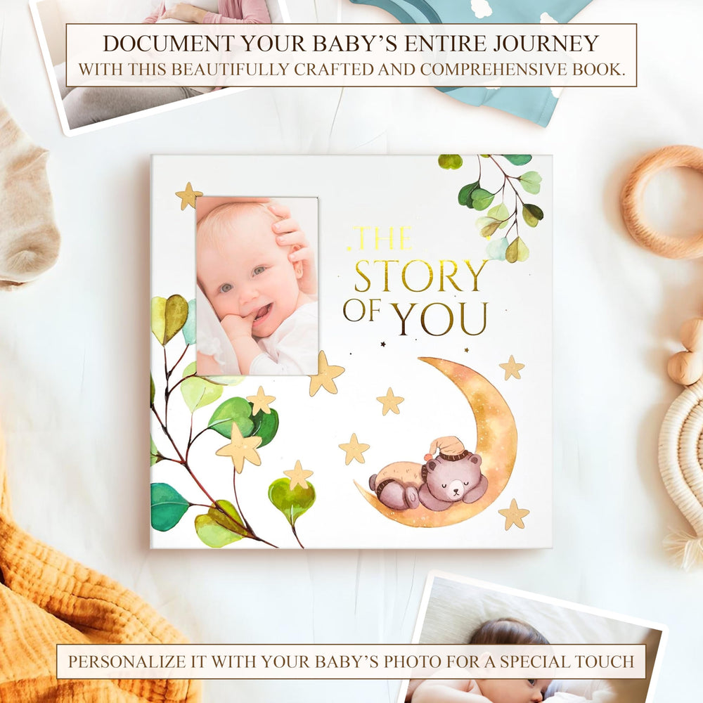 Mila and Rose memory book gold foil cover noted for premium look