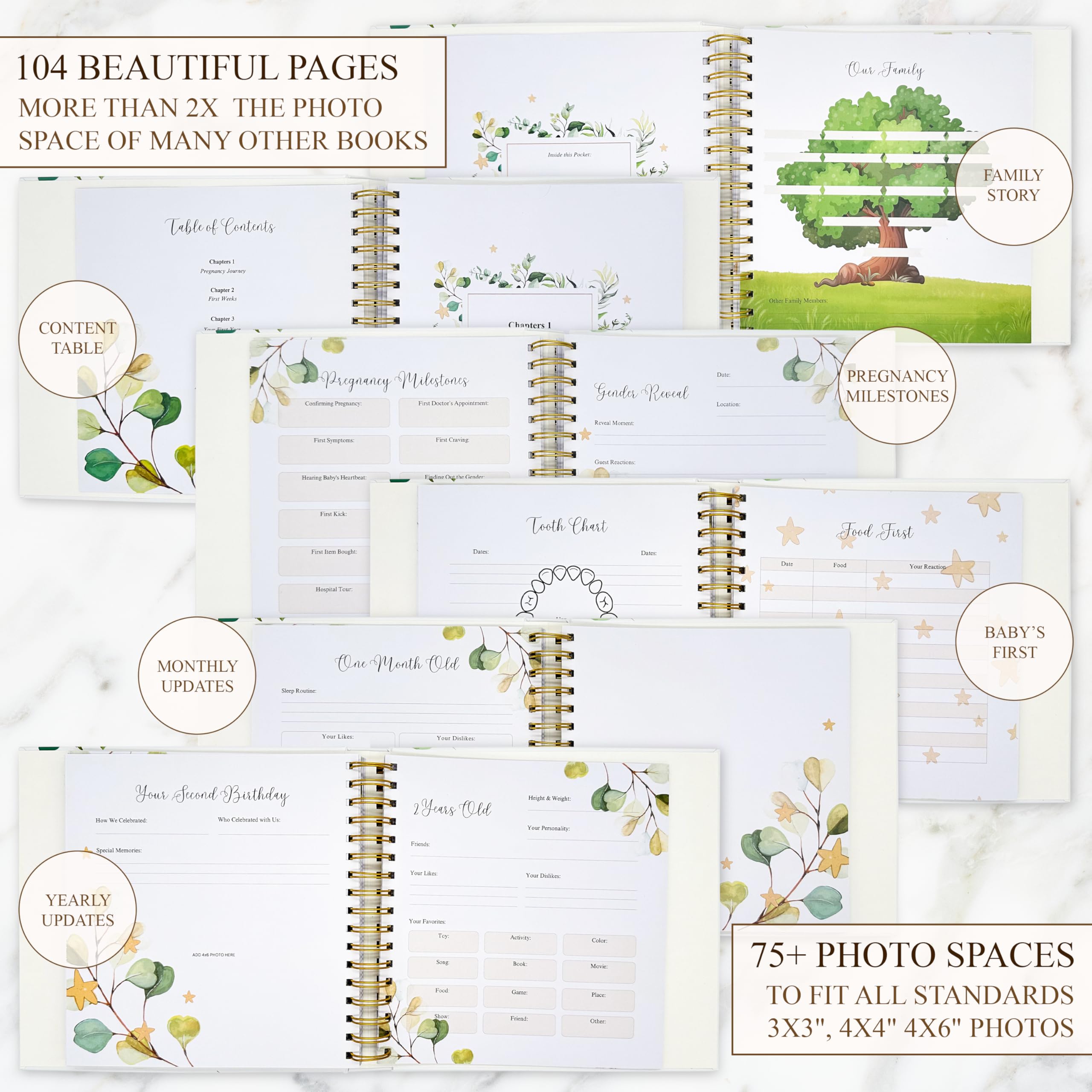 Mila and Rose six keepsake folders for mementos organization