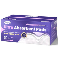 MILDPLUS 110g bed pad with absorbency core for overnight protection.