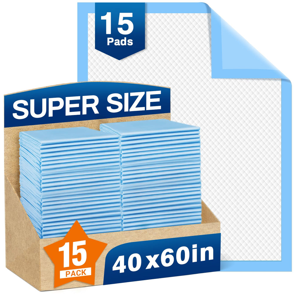 MILDPLUS bed pads with absorbent core for overnight moisture protection