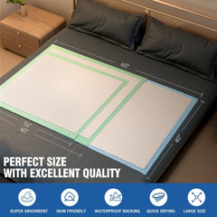 MILDPLUS breathable surface stays dry for comfortable contact.
