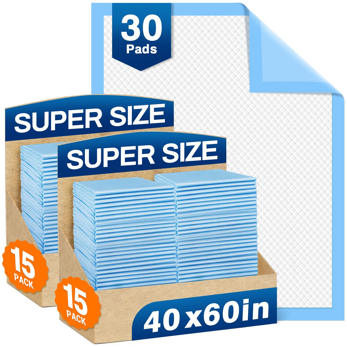 MILDPLUS bed pads oversized coverage protects full beds and seating areas.