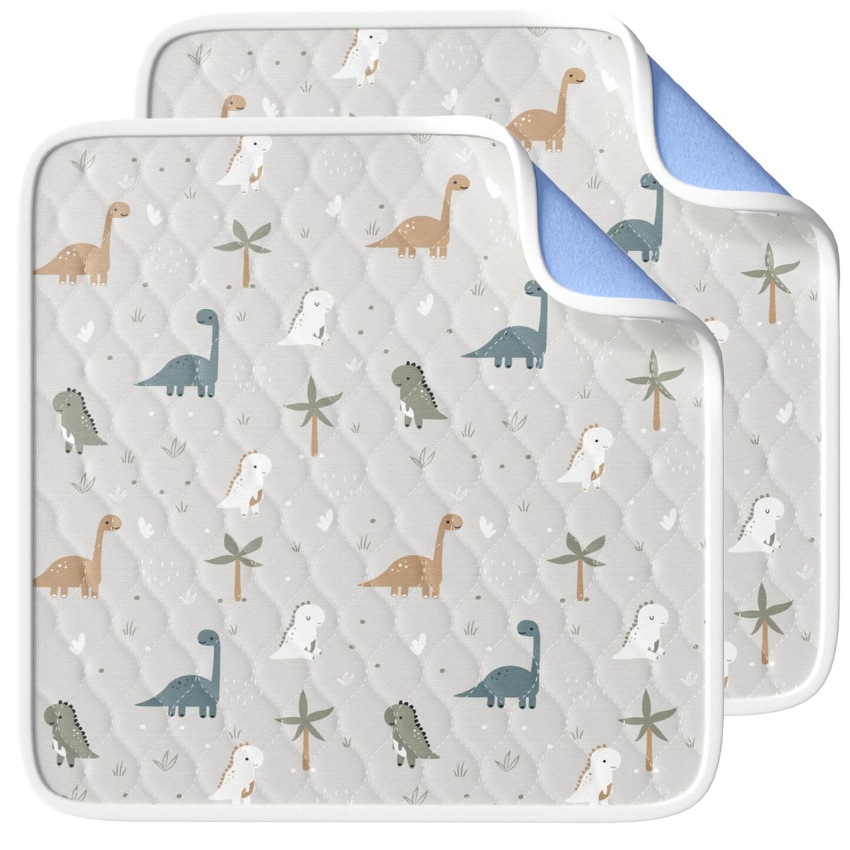 MILDPLUS bed-wetting pad 36x36 folded, keeping bedding dry overnight.