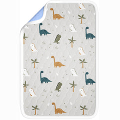 MILDPLUS bed-wetting pad pattern in grey helps protect bedding overnight.