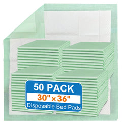 MILDPLUS 30x36 bed pad covers large area and absorbs quickly for protection