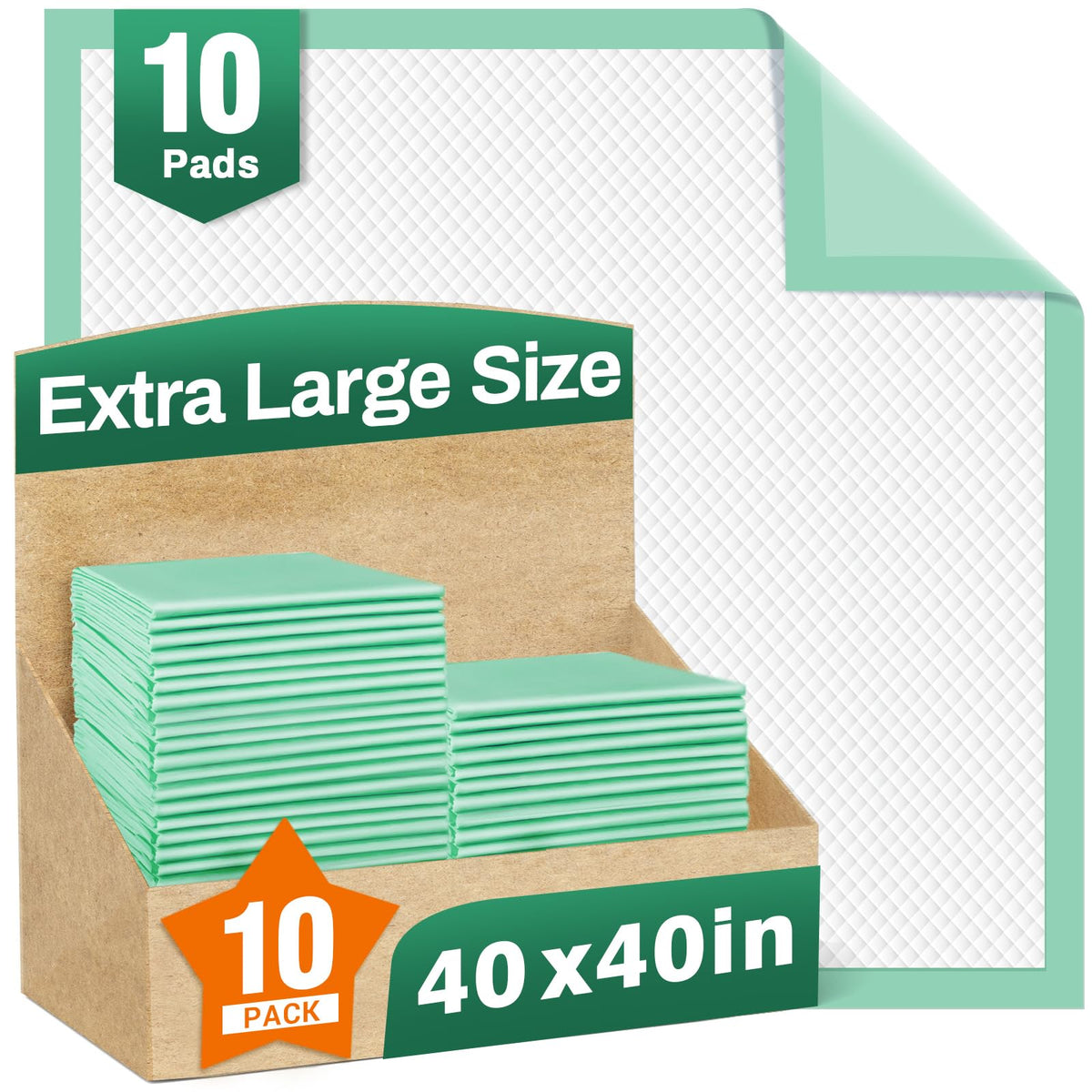 MILDPLUS packaging image showing disposable bed pads for easy storage and quick shopping