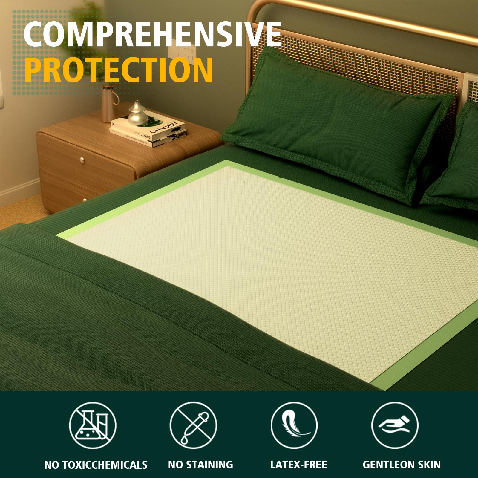 MILDPLUS pad with absorbent gel polymer demonstrating high capacity