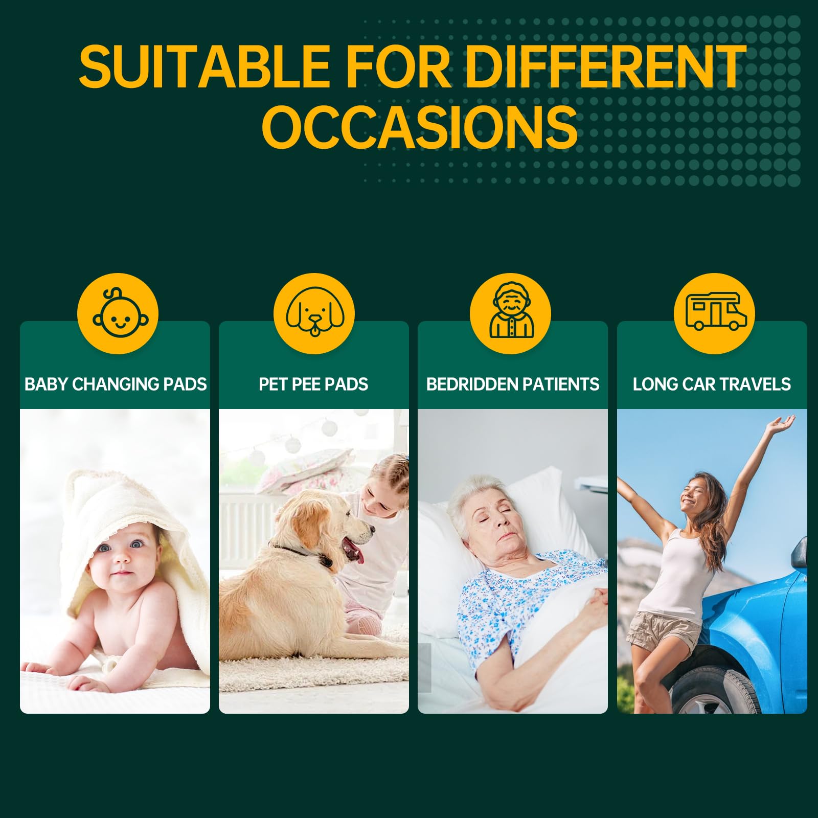MILDPLUS bed pad waterproof backing protects furniture from leaks
