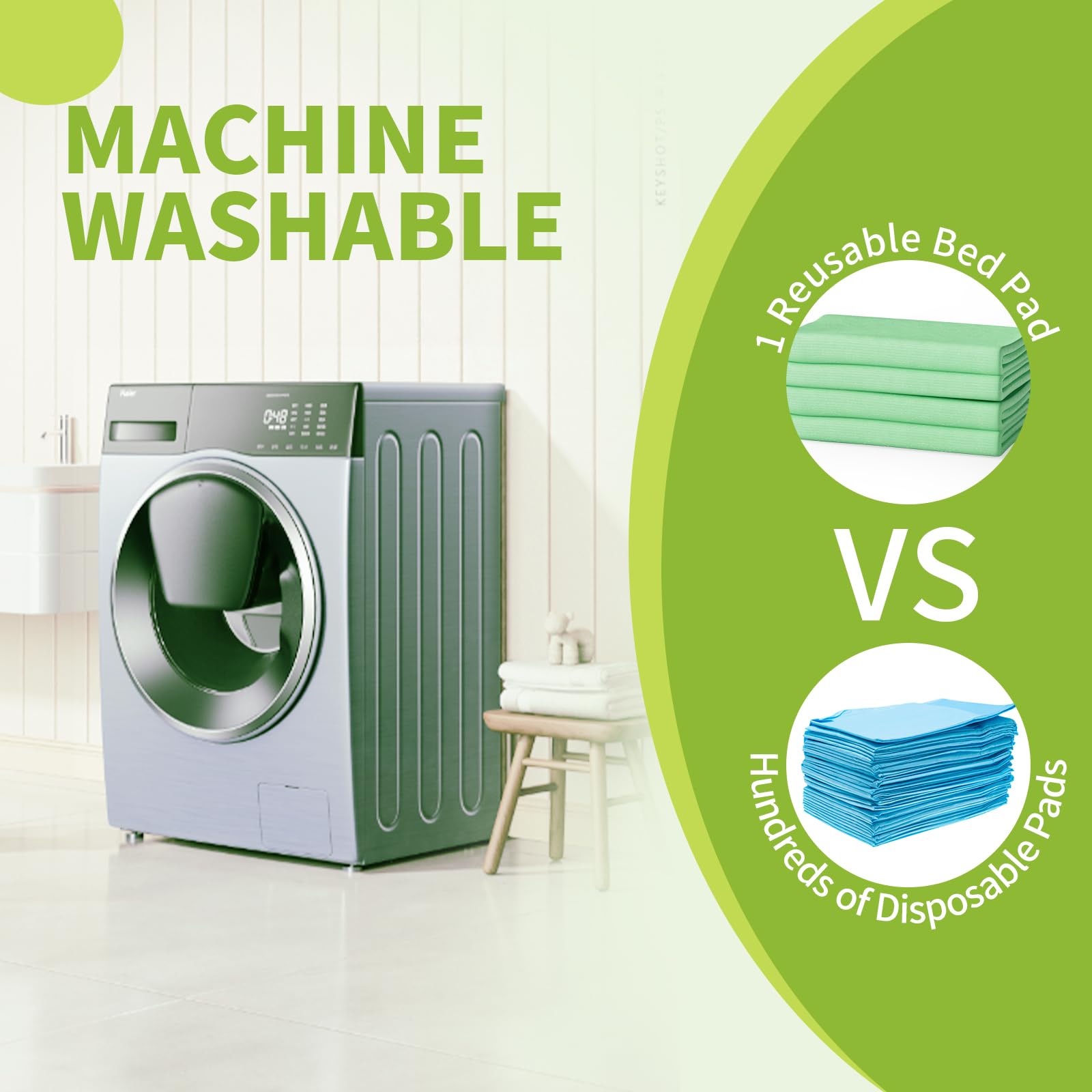 MILDPLUS durable design withstands hundreds of wash cycles