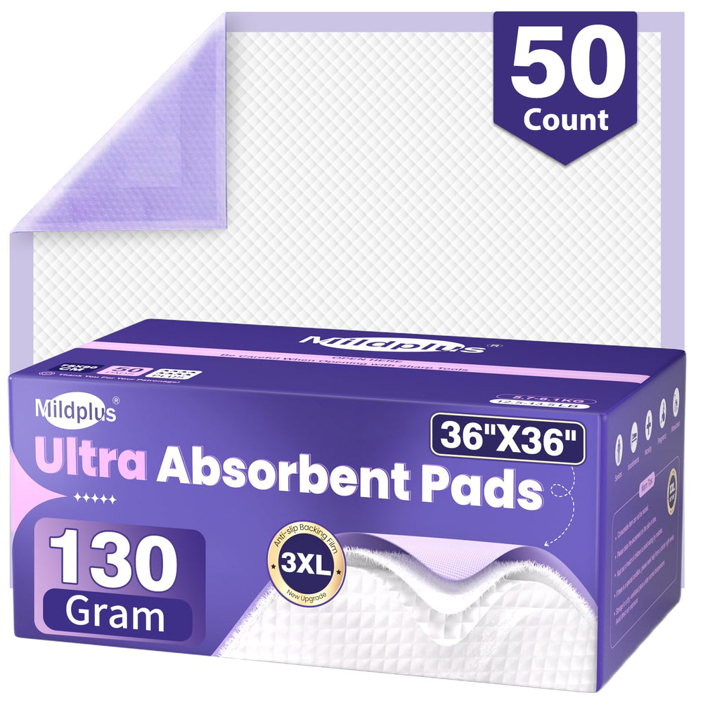 MILDPLUS heavy-duty underpads with an absorbent-core deliver superior moisture management.