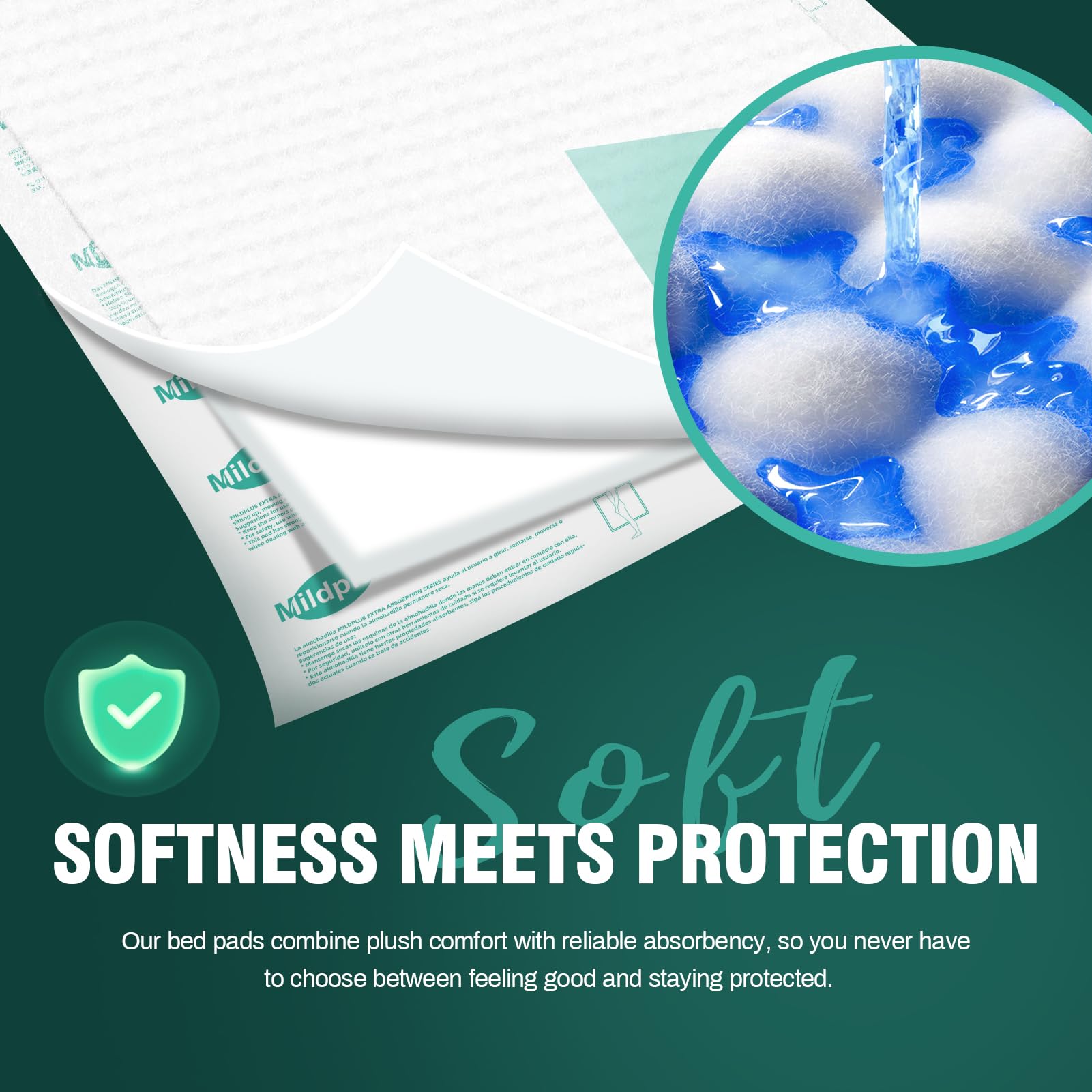 MILDPLUS backer fabric demonstrates tear resistance for secure positioning.