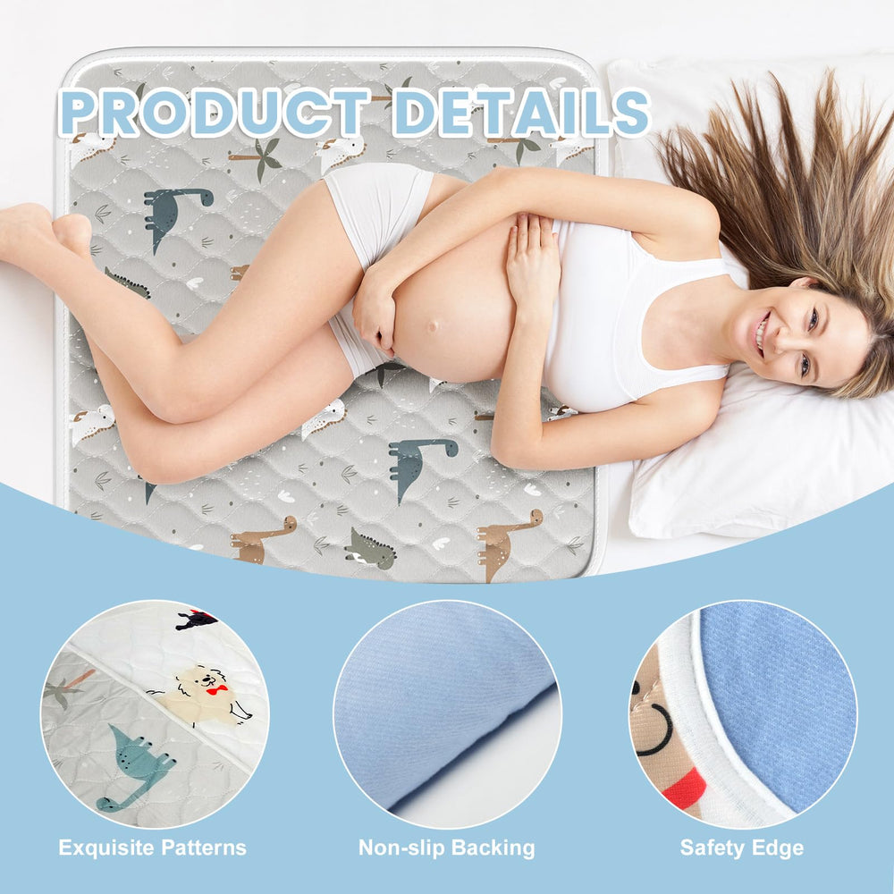 MILDPLUS pad features hidden waterproof liner to prevent leaks