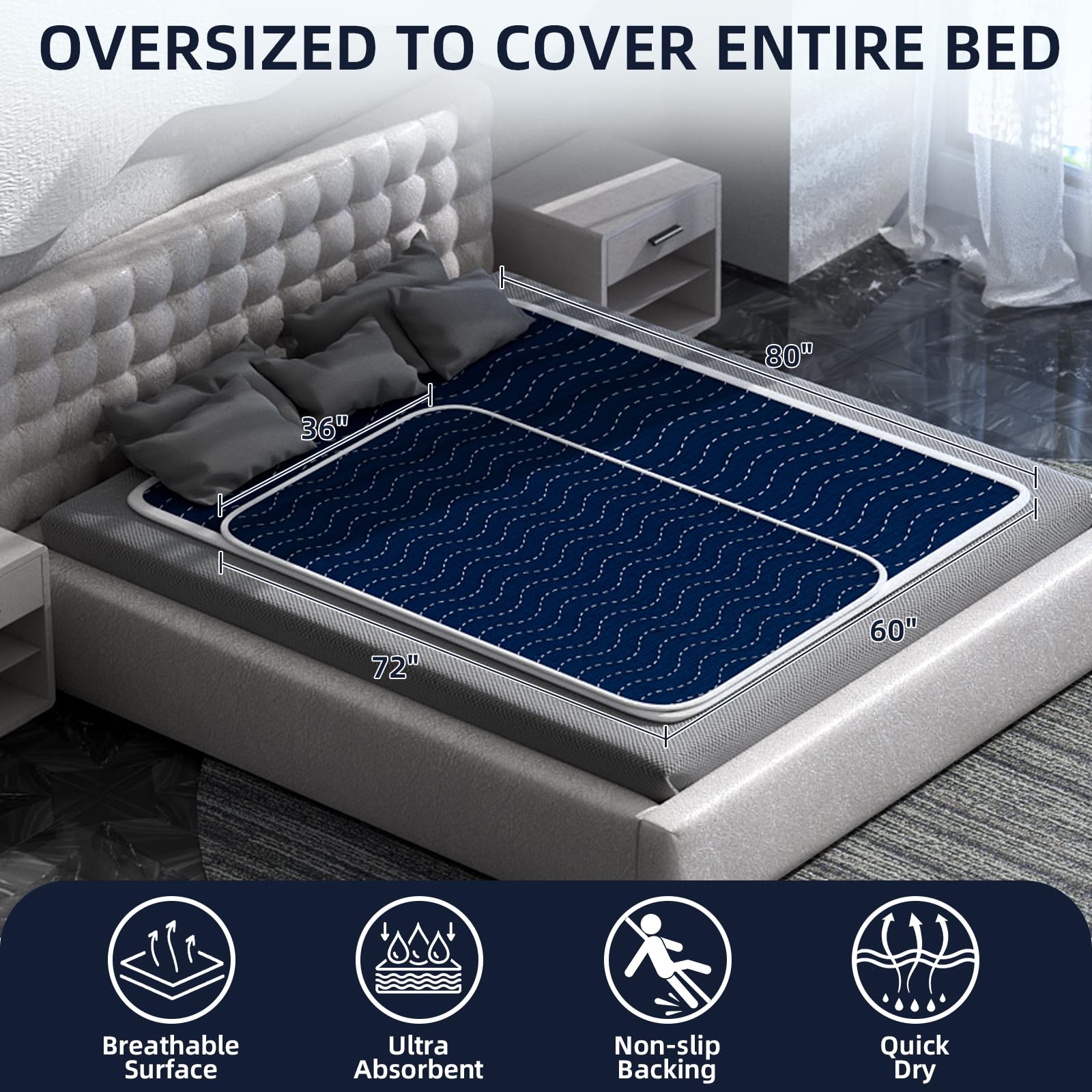 MILDPLUS soft hypoallergenic fabric highlights skin-friendly comfort.
