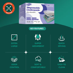 MILDPLUS soft surface skin-safe pad minimizes friction