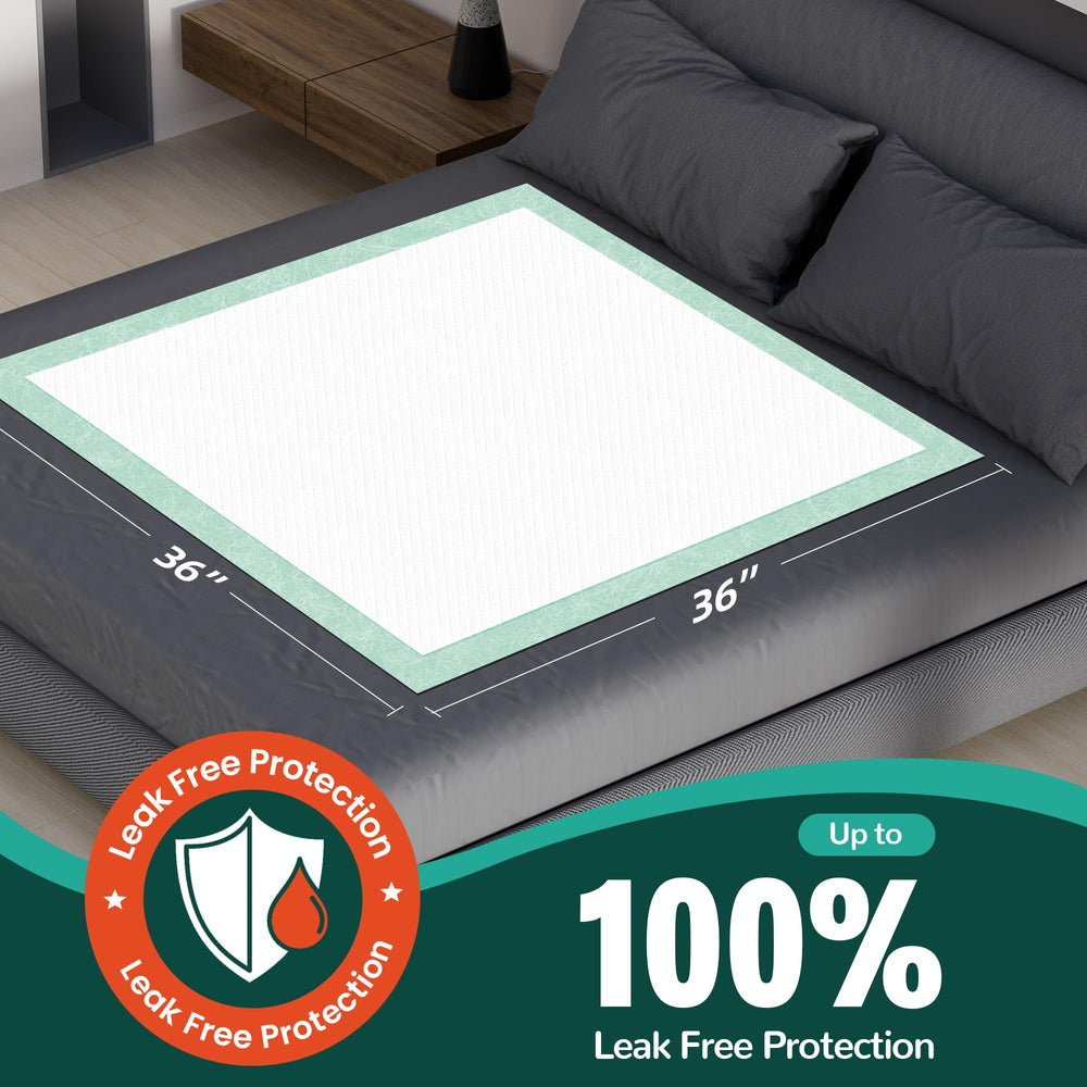 MILDPLUS underpad high absorbency prevents leaks for dry surfaces