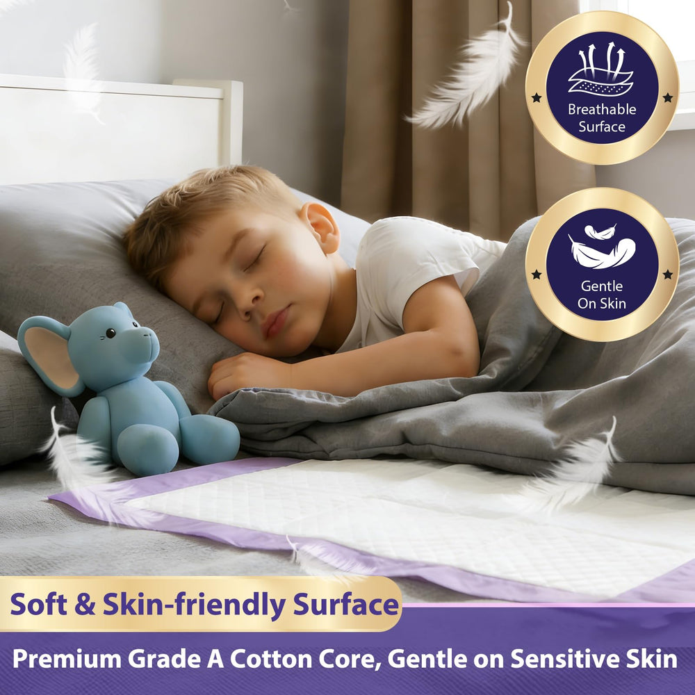 MILDPLUS waterproof layer guards mattresses and furniture from spills.