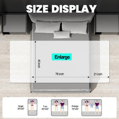 MILDPLUS washable bed pad with vinyl backing protects mattresses from leaks.