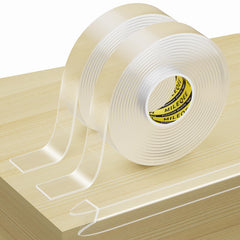 MILEQEE 2Pack Clear Edge Protector Strip close-up showing soft material and safety.