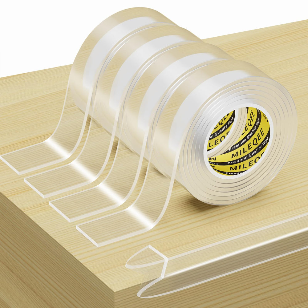MILEQEE edge protector strip on cabinet edge offers soft cushioning