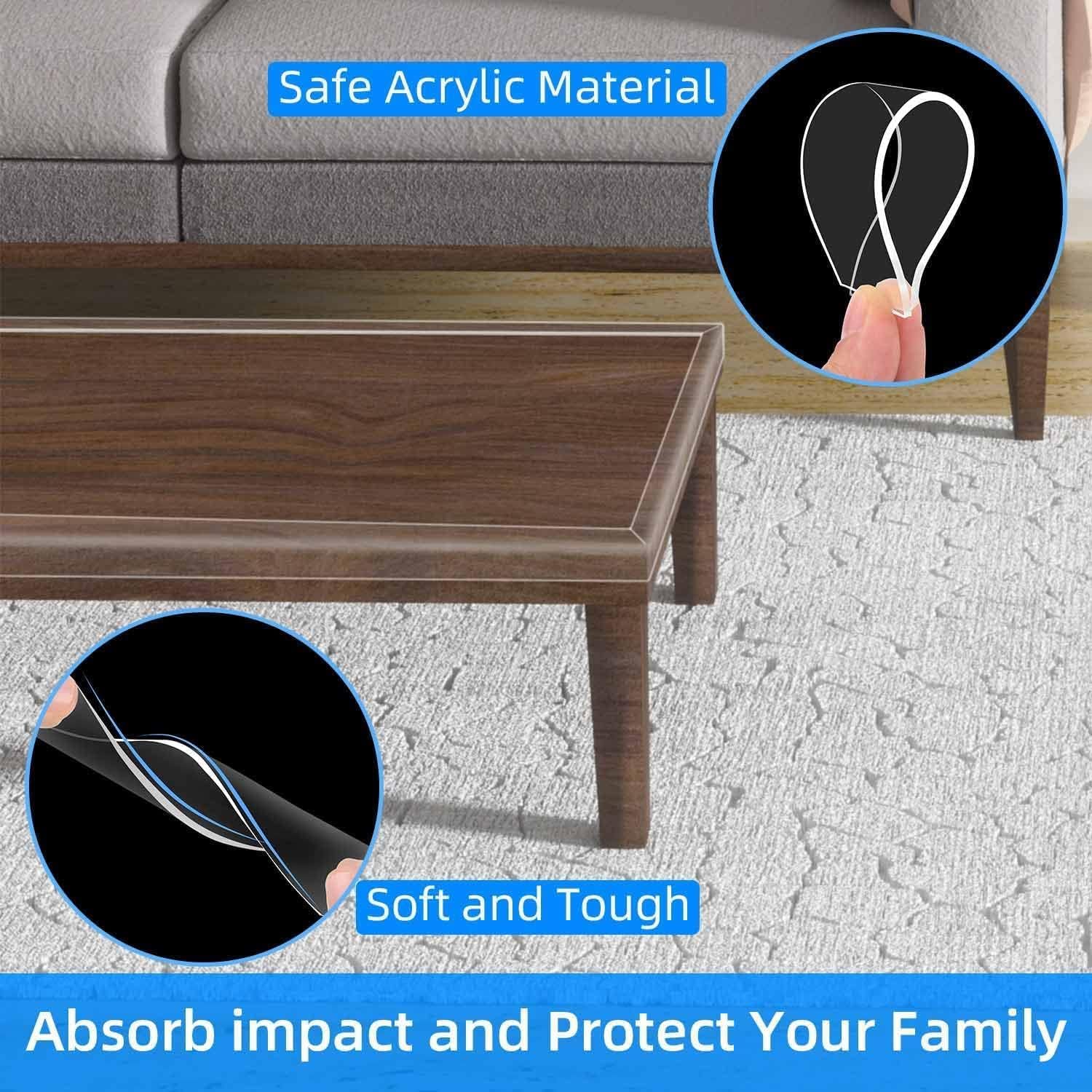 MILEQEE self adhesive edge cover sticks securely with no residue