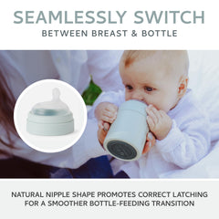 Milk Water medium-flow nipple designed for 3+ months feeding