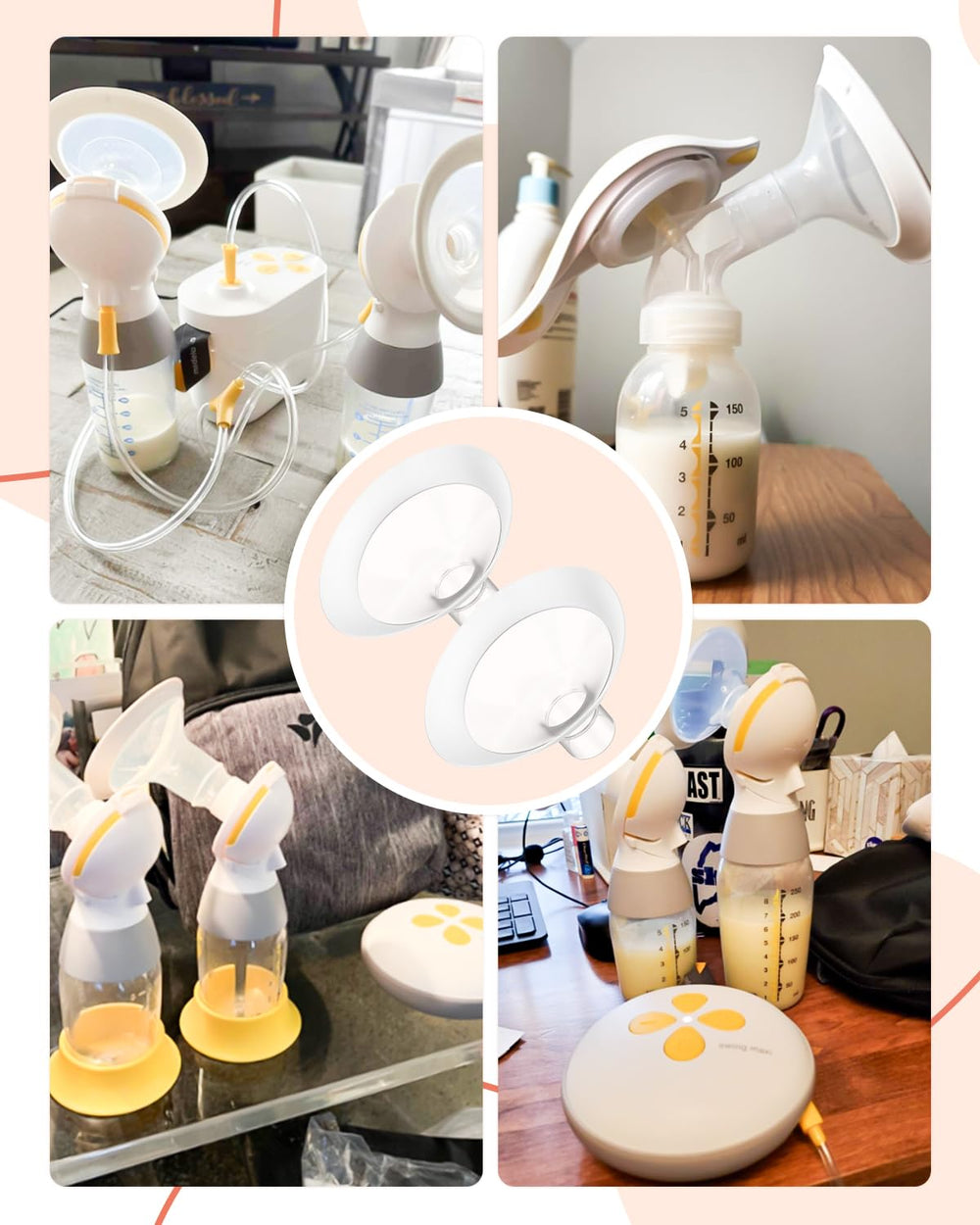 MilkFlow 22mm flange kit supports steam sterilization and daily washing