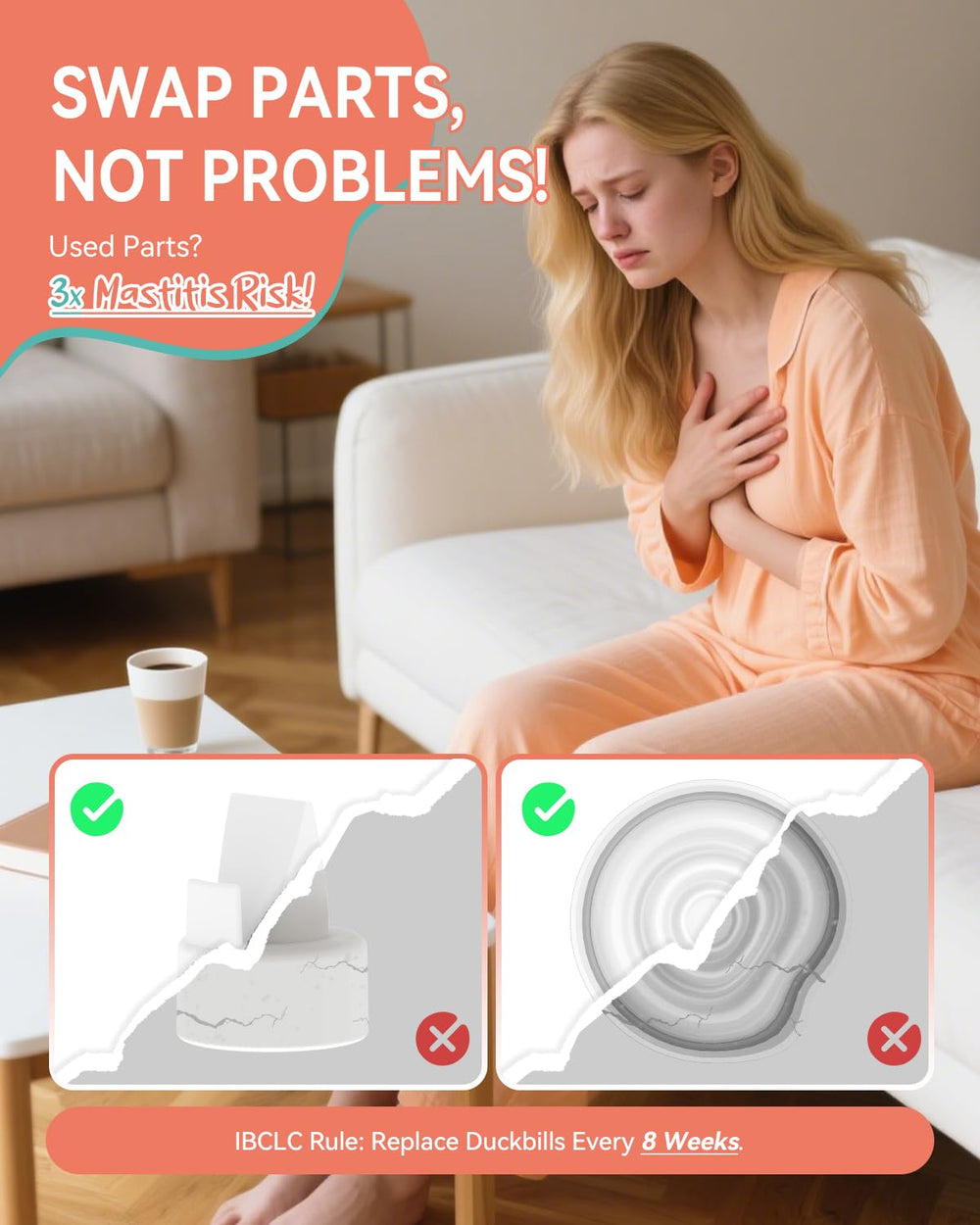 MilkFlow tubing and connectors compatible with Spectra pumps