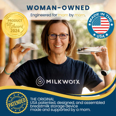 MilkWorx Freeze It Flat USA-made product backed by a 12-month warranty
