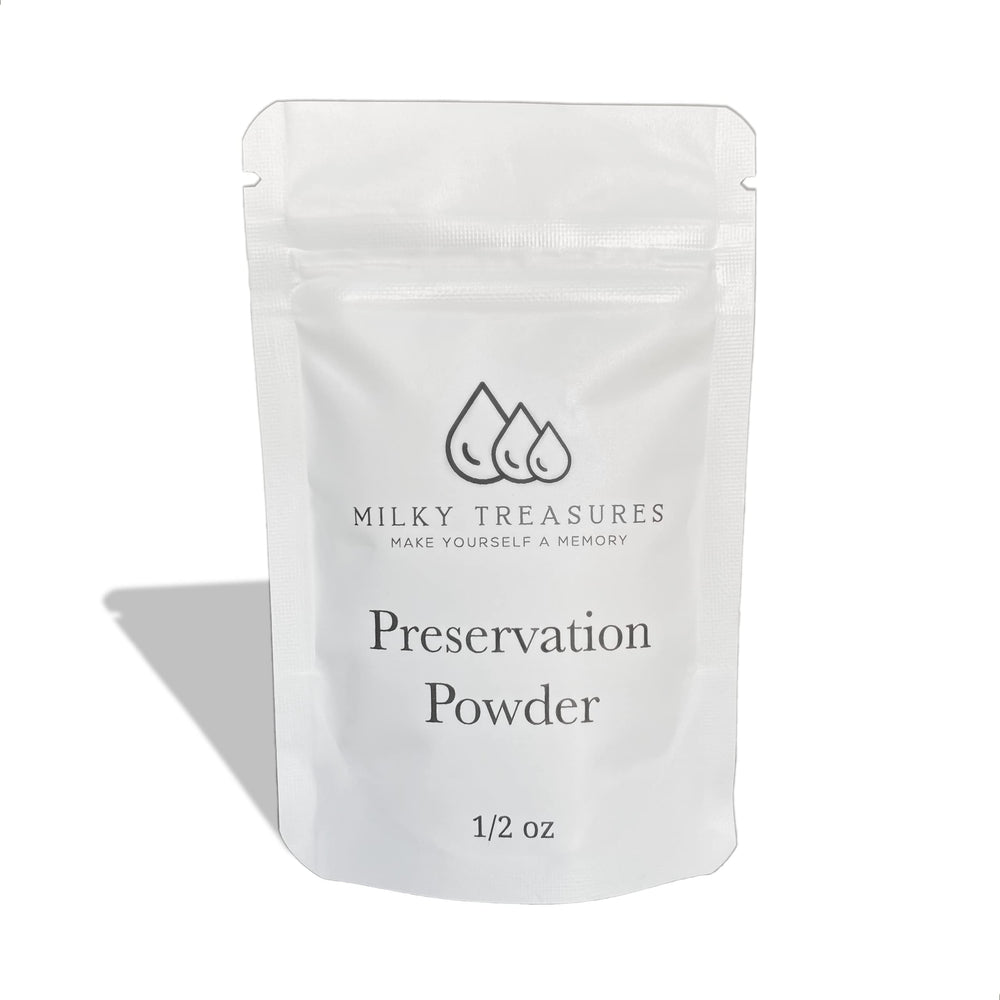 Milky Treasures preservation powder bottle for DIY jewelry projects