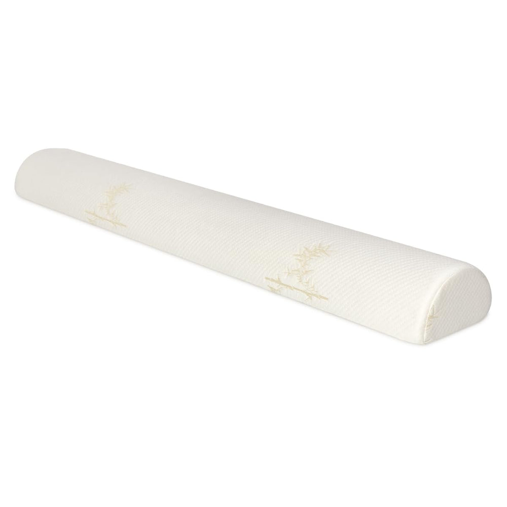 Milliard bed bumper foam rail installed on a toddler bed for a safe transition