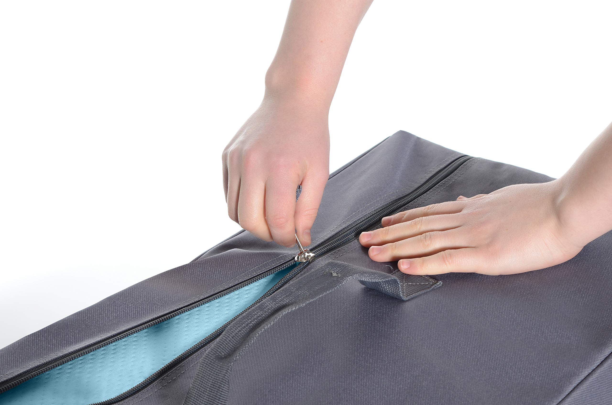Milliard carry case with carry handles for effortless transport when hands are full.