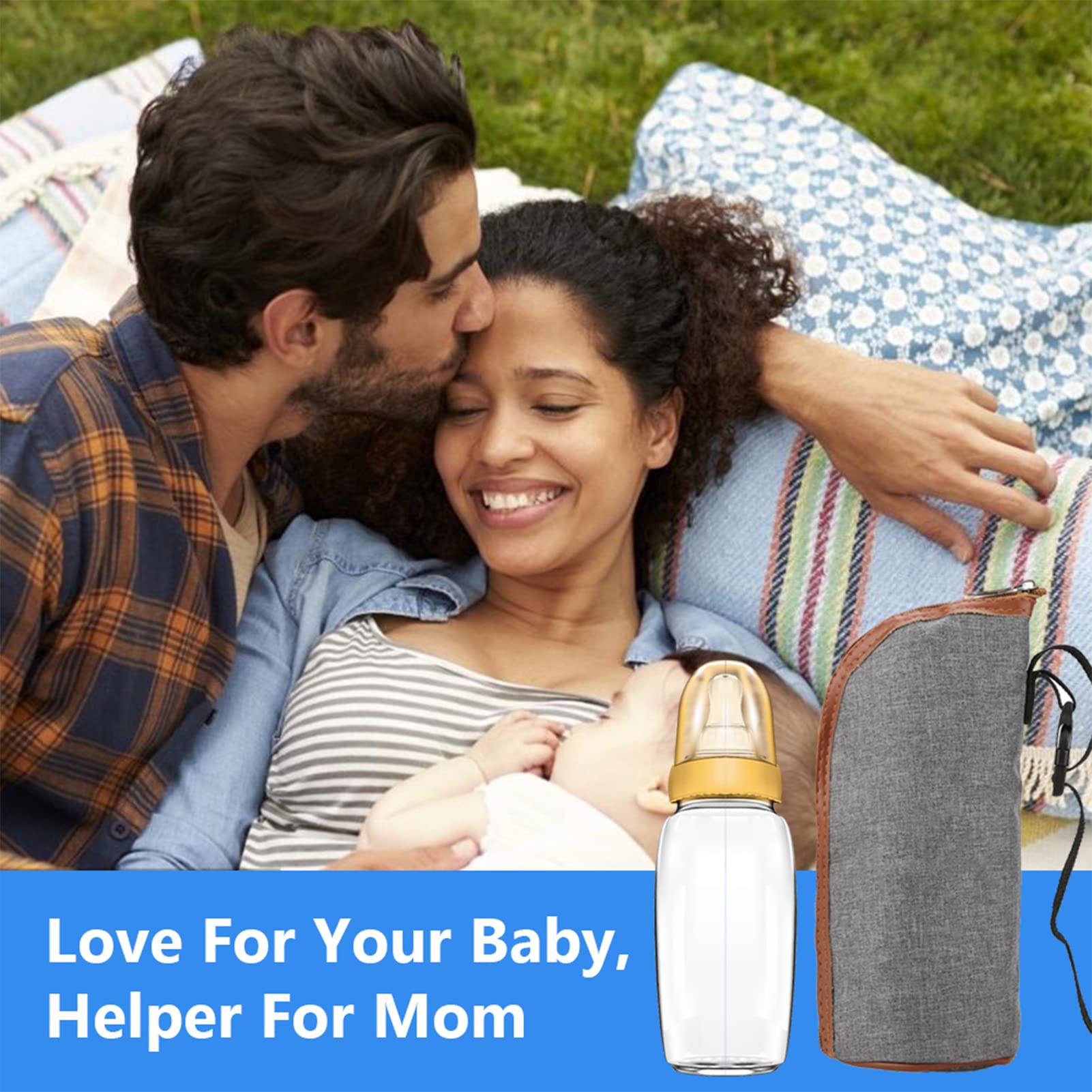 Milltrip USB Bottle Heated Cover folded for portable storage.