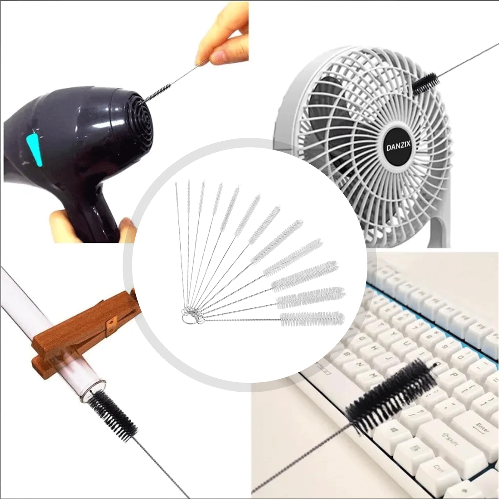 Mimalexin ring holder keeps brushes neatly stored and ready