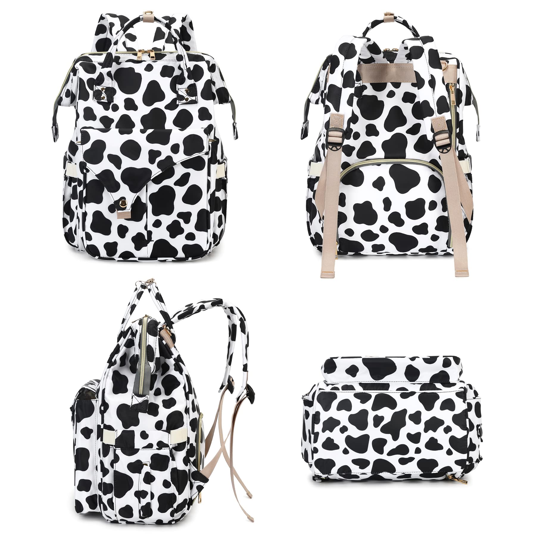 Mimfutu multi-pocket bag with insulated pocket adapts to feeding days.