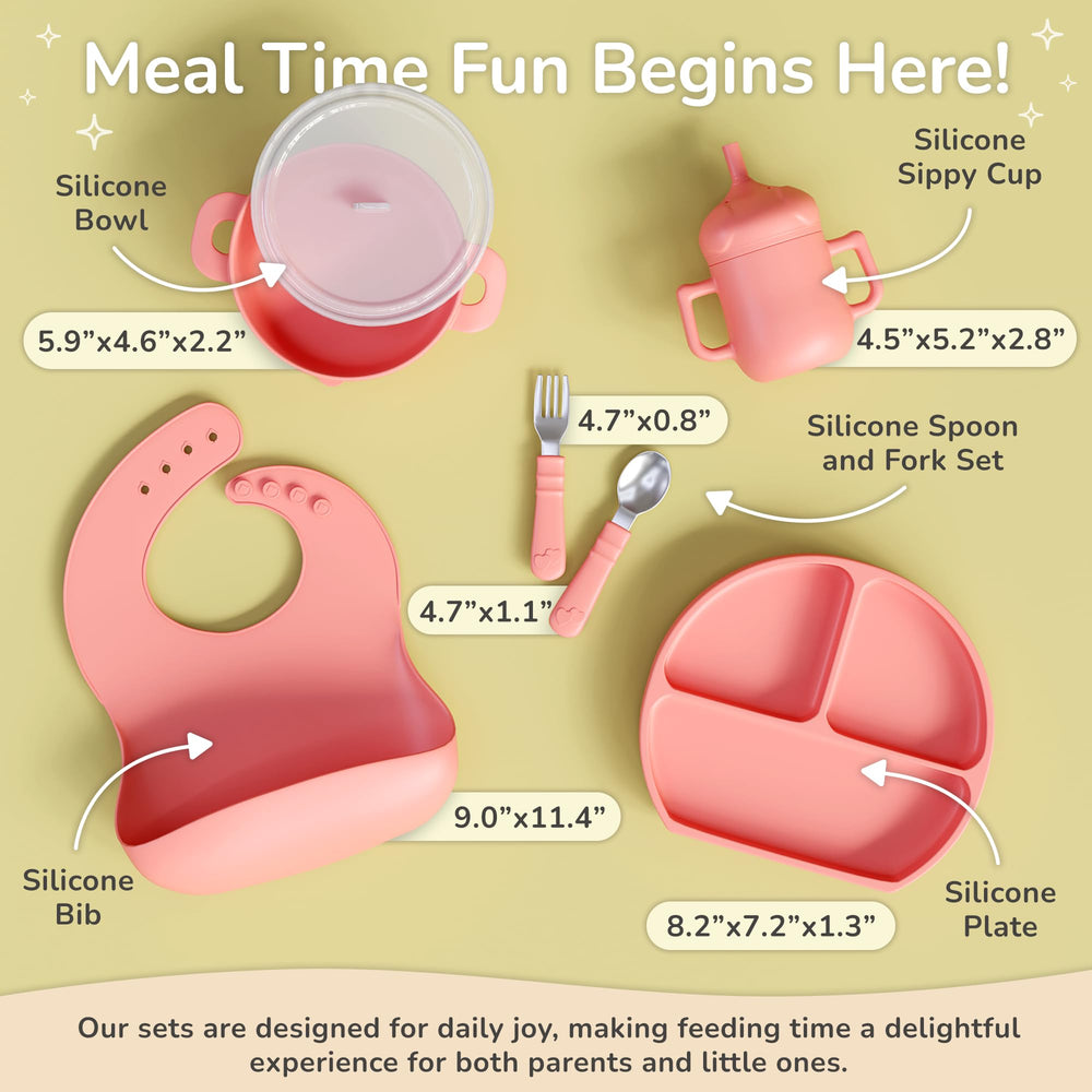 mimi and kiki silicone baby bowl with non-slip base for stable eating