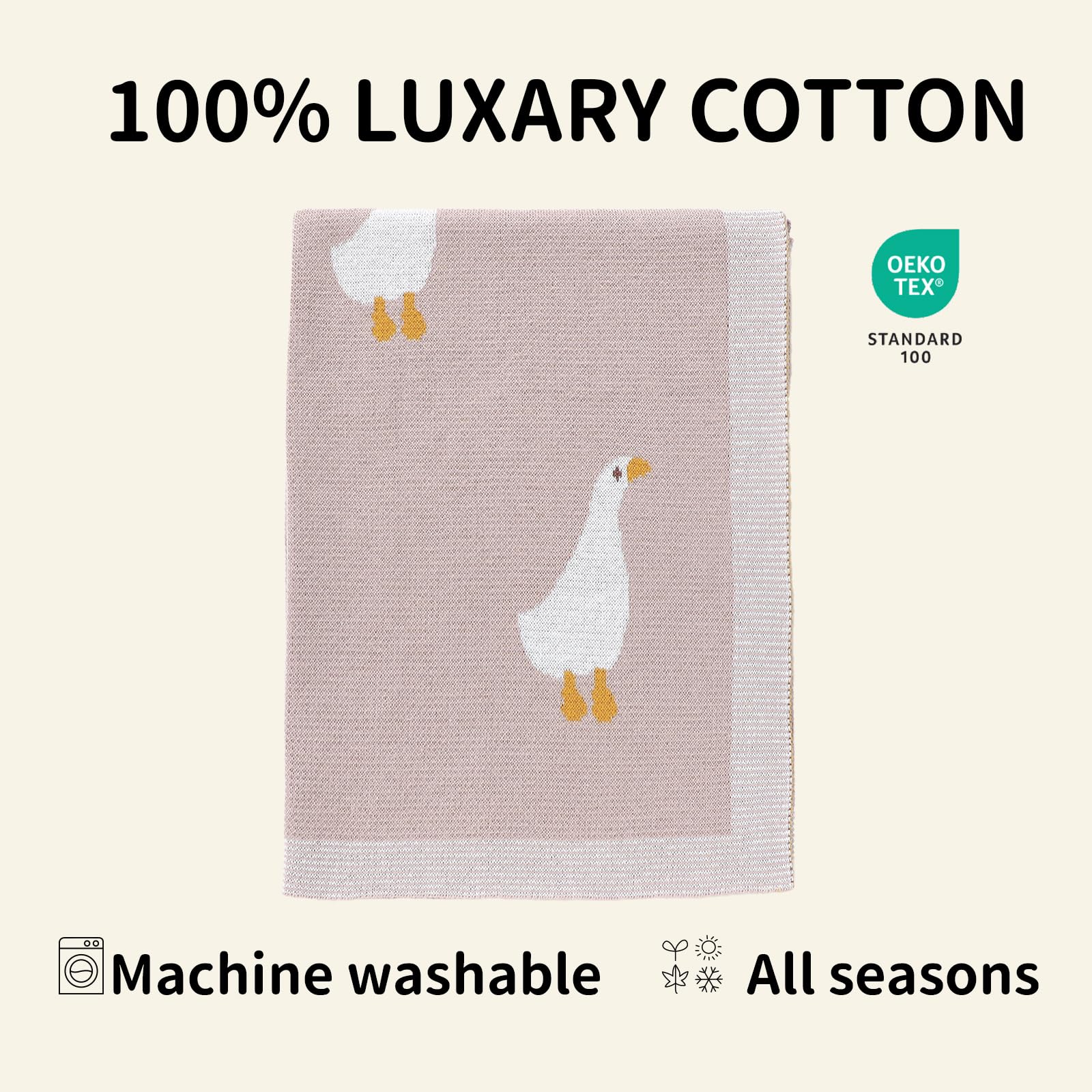 mimixiong gift-ready knit blanket complements baby registries and showers