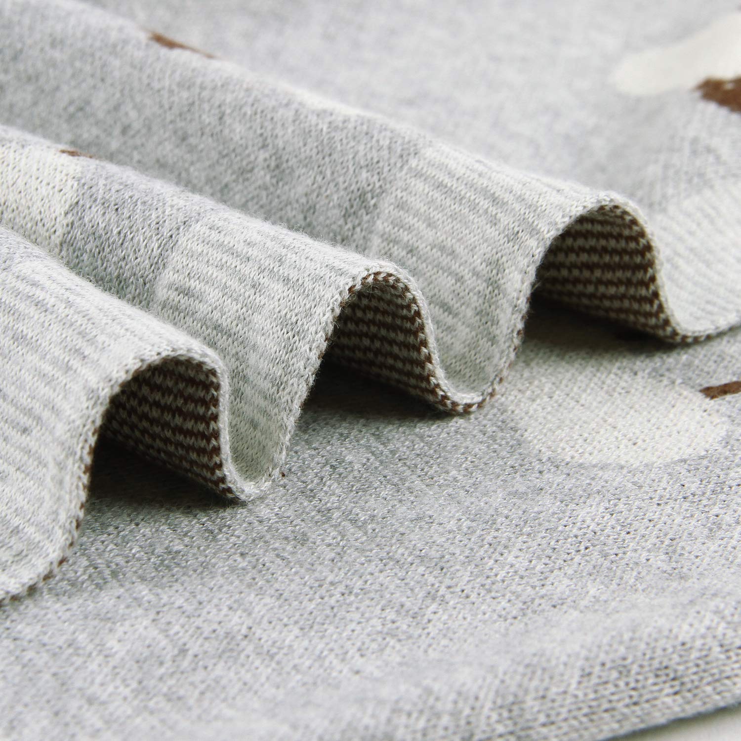 Mimixiong baby blanket soft touch provides breathable warmth for all seasons