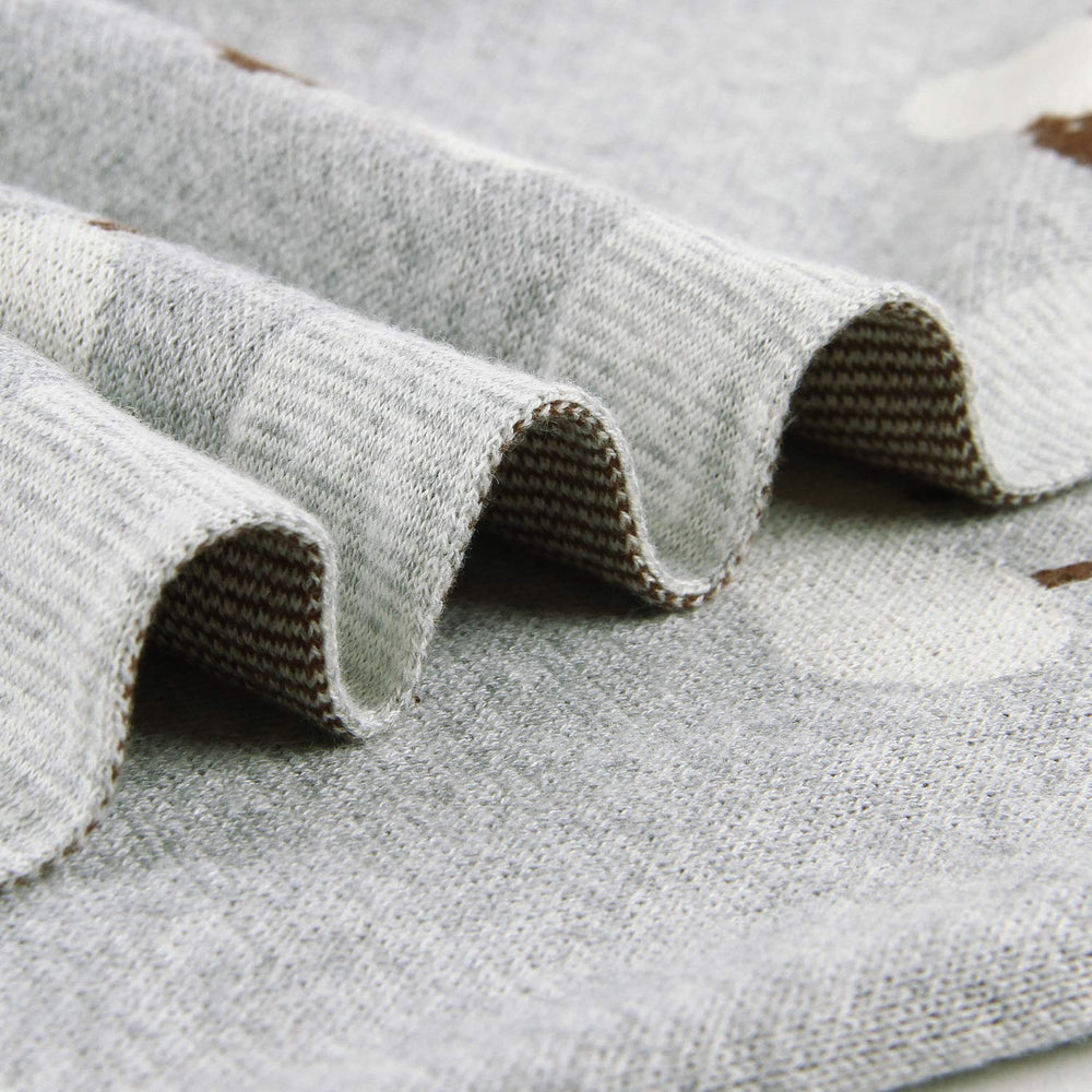 Mimixiong baby blanket soft touch provides breathable warmth for all seasons