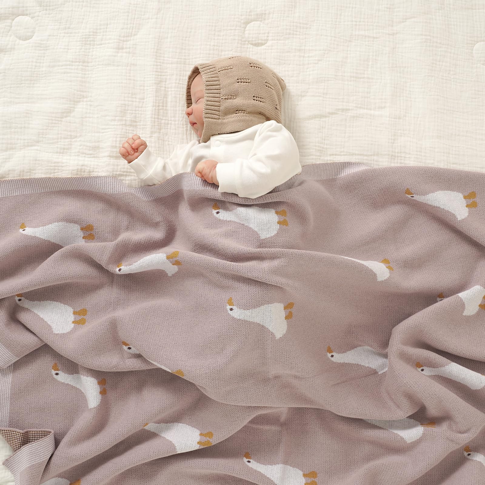 mimixiong soft cotton texture highlighting gentle comfort on baby's skin
