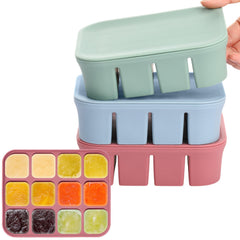 Mimorou green 12-cup freezer tray for easy homemade puree portions.