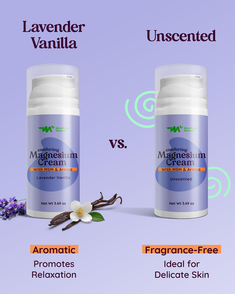 Mindfully Natural airless pump dispenser demonstrates hygienic, contamination-free dosing.
