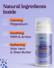 Mindfully Natural arnica MSM with organic aloe base highlights gentle muscle relief after activity.