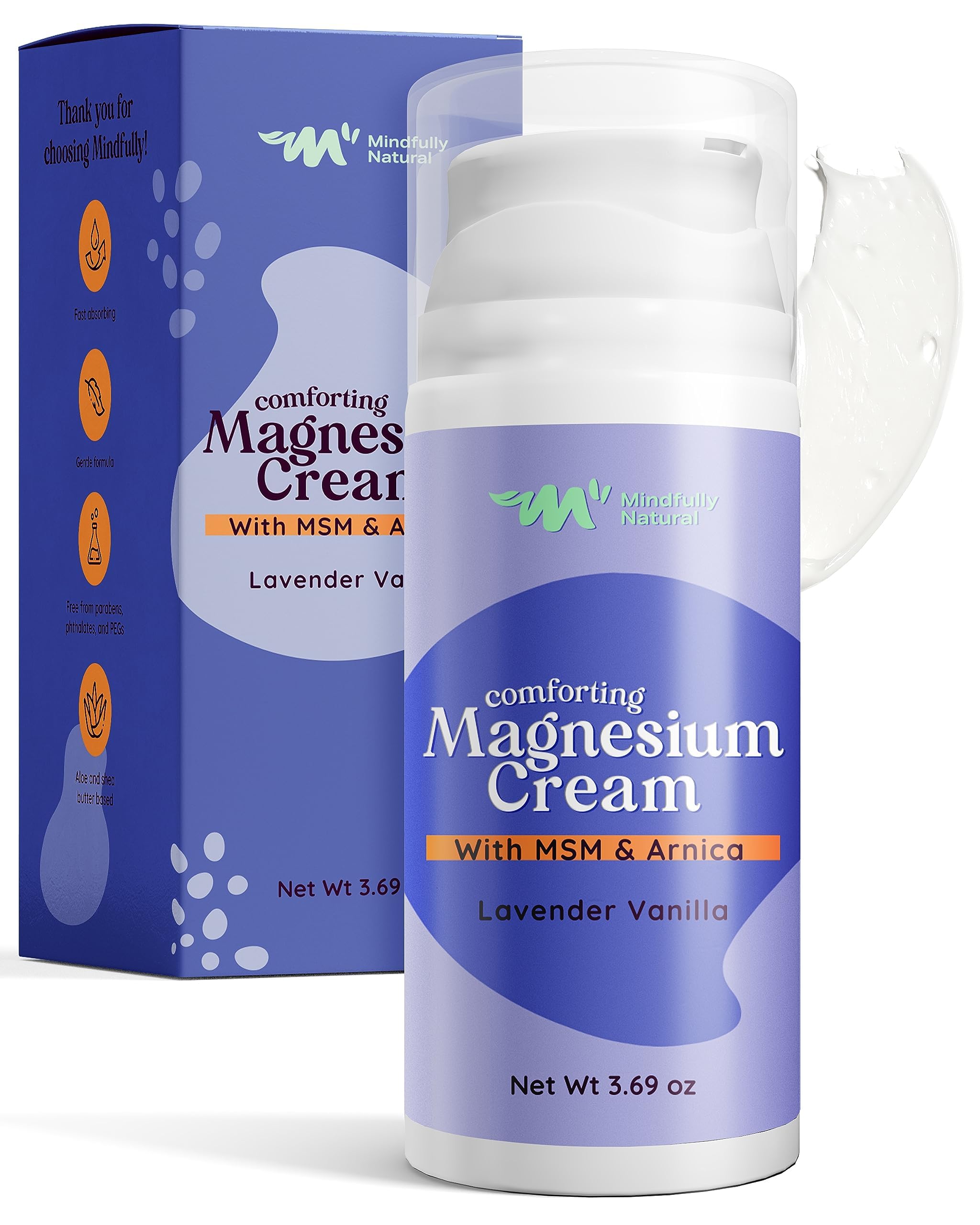 Mindfully Natural magnesium cream pump demonstrates easy bedtime dosing for kids.
