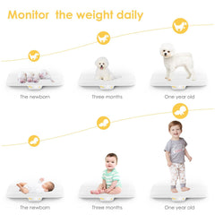 Anti-slip feet provide stable weighing on any surface for the MINDPET-MED scale