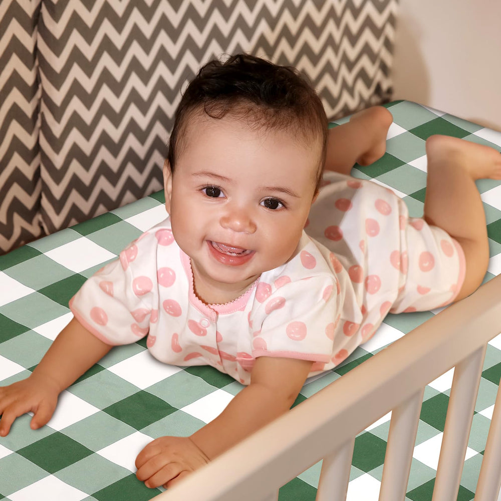 Mindsoft baby crib sheets gift-ready set ready for baby showers and registries